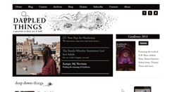 Desktop Screenshot of dappledthings.org